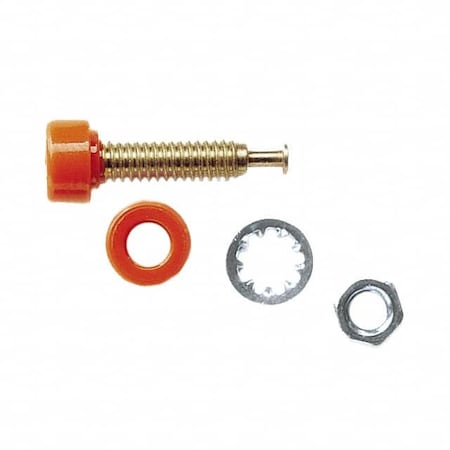 Pomona Electronics FLUKE MINI BJACK 10PKG ORANGE 1930715 2142-3
